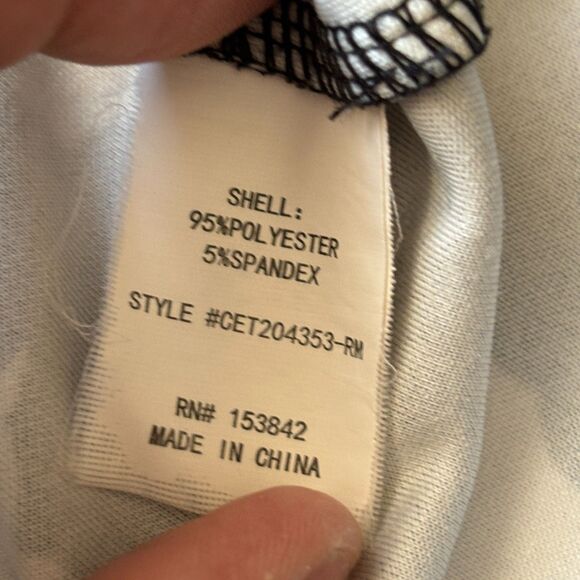 Melloday Puff Sleeve Blouse Top Zipper Back Size L - Picture 11 of 12